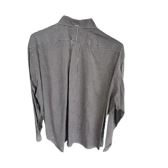Ralph Lauren Grey Long Sleeve Button Down Classic Fit Checkered Shirt Size XXL - Picture 7 of 7